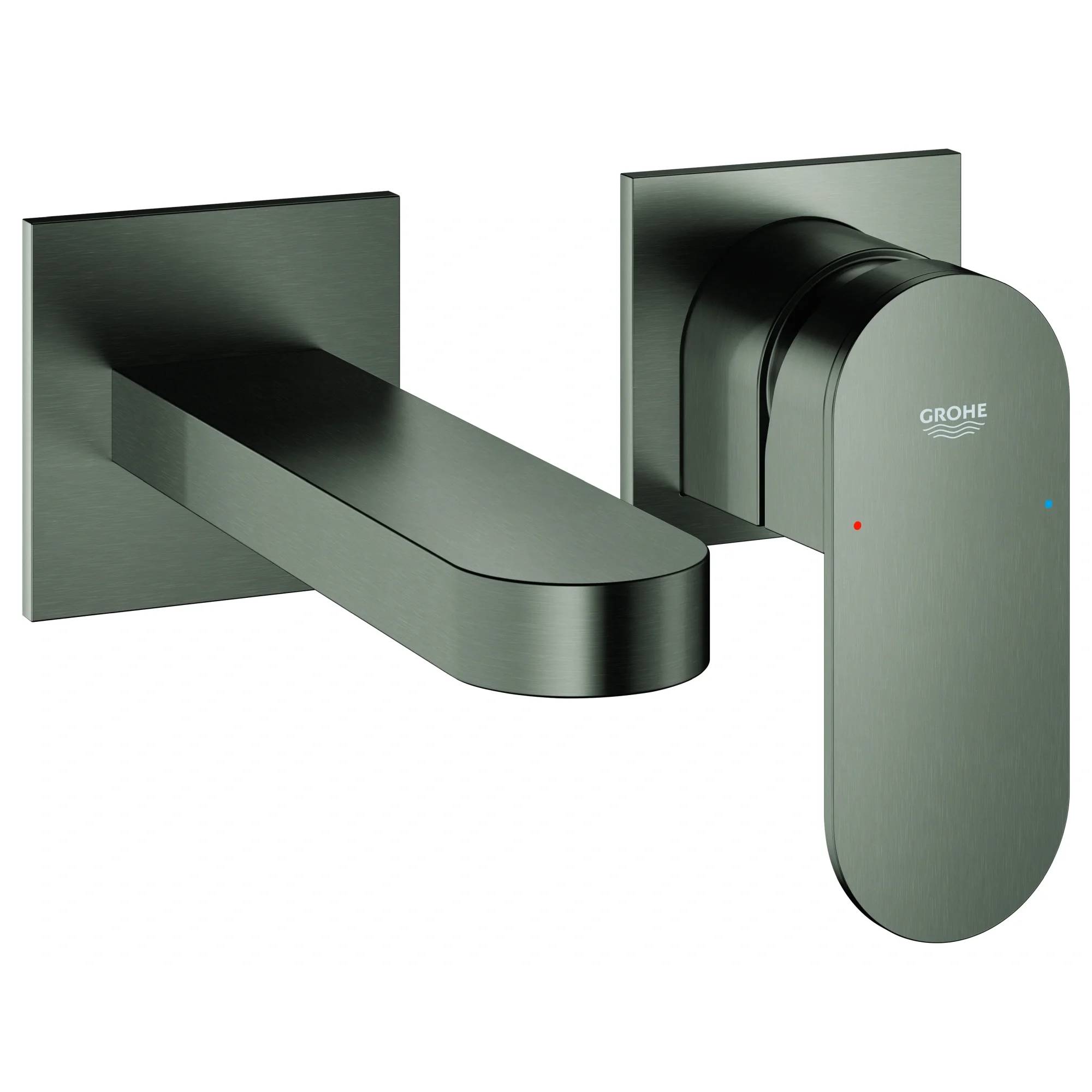 Grohe Waschtischbatterie, Plus, Wandmontage, 147mm, hard graphite, 1 Stk.
