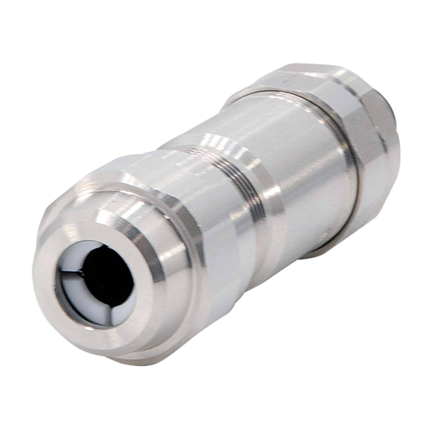 M12 Sensorsteckverbinder gerade Stift Schraubanschluss, Polzahl 4-polig Kabelabgang gerade, Klemmbereich 6,0mm - 8,0mm