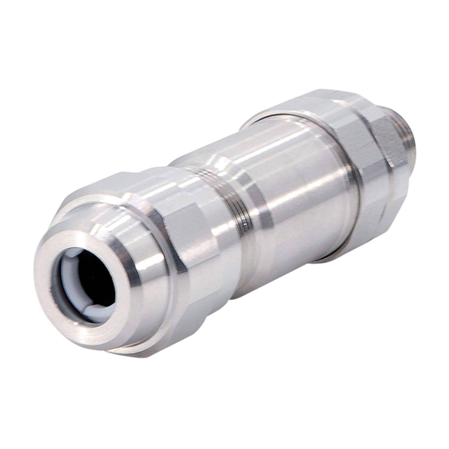 M12 Sensorsteckverbinder gerade Stift Schraubanschluss, Polzahl 5-polig Kabelabgang gerade, Klemmbereich 6,0mm - 8,0mm