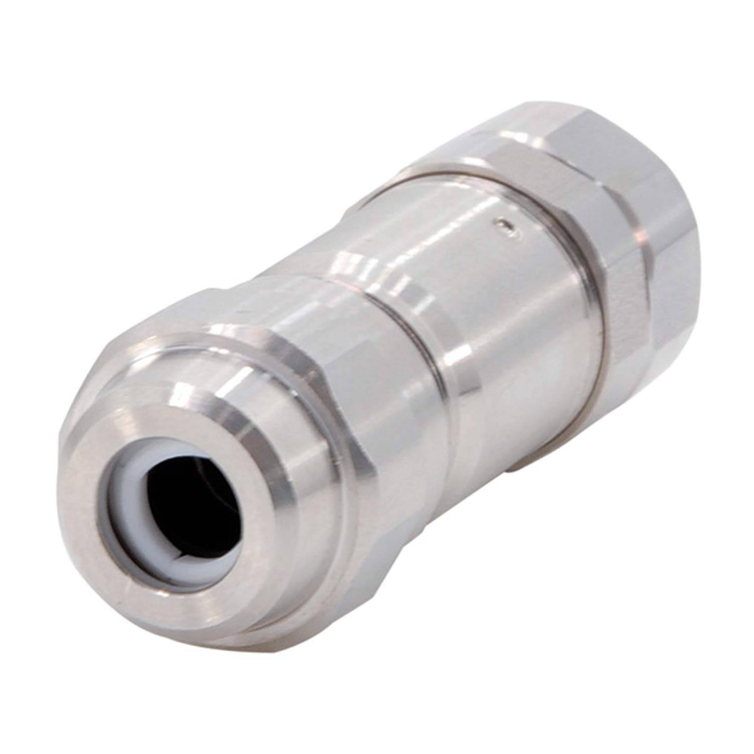 M12 Sensorsteckverbinder gerade Buchse Schraubanschluss, Polzahl 5-polig Kabelabgang gerade, Klemmbereich 6,0mm - 8,0mm