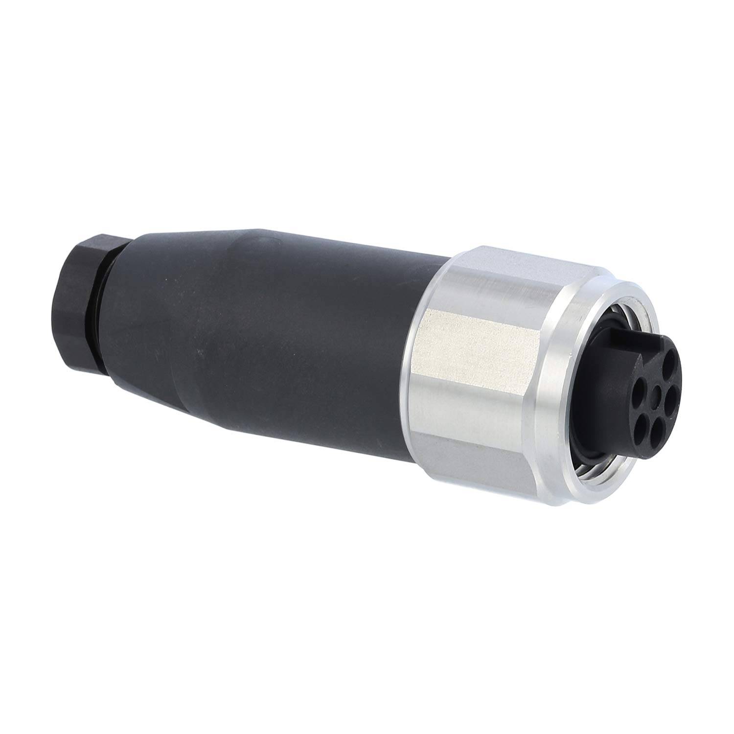 7/8"" Kabelsteckverbinder gerade Buchse Schraubanschluss, Polzahl 4+PE Kabelabgang gerade, Klemmbereich 6,0mm - 8,0mm -