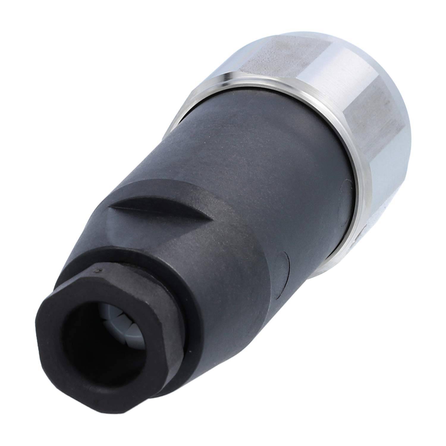 7/8"" Kabelsteckverbinder gerade Buchse Schraubanschluss, Polzahl 2+PE Kabelabgang gerade, Klemmbereich 6,0mm - 8,0mm -
