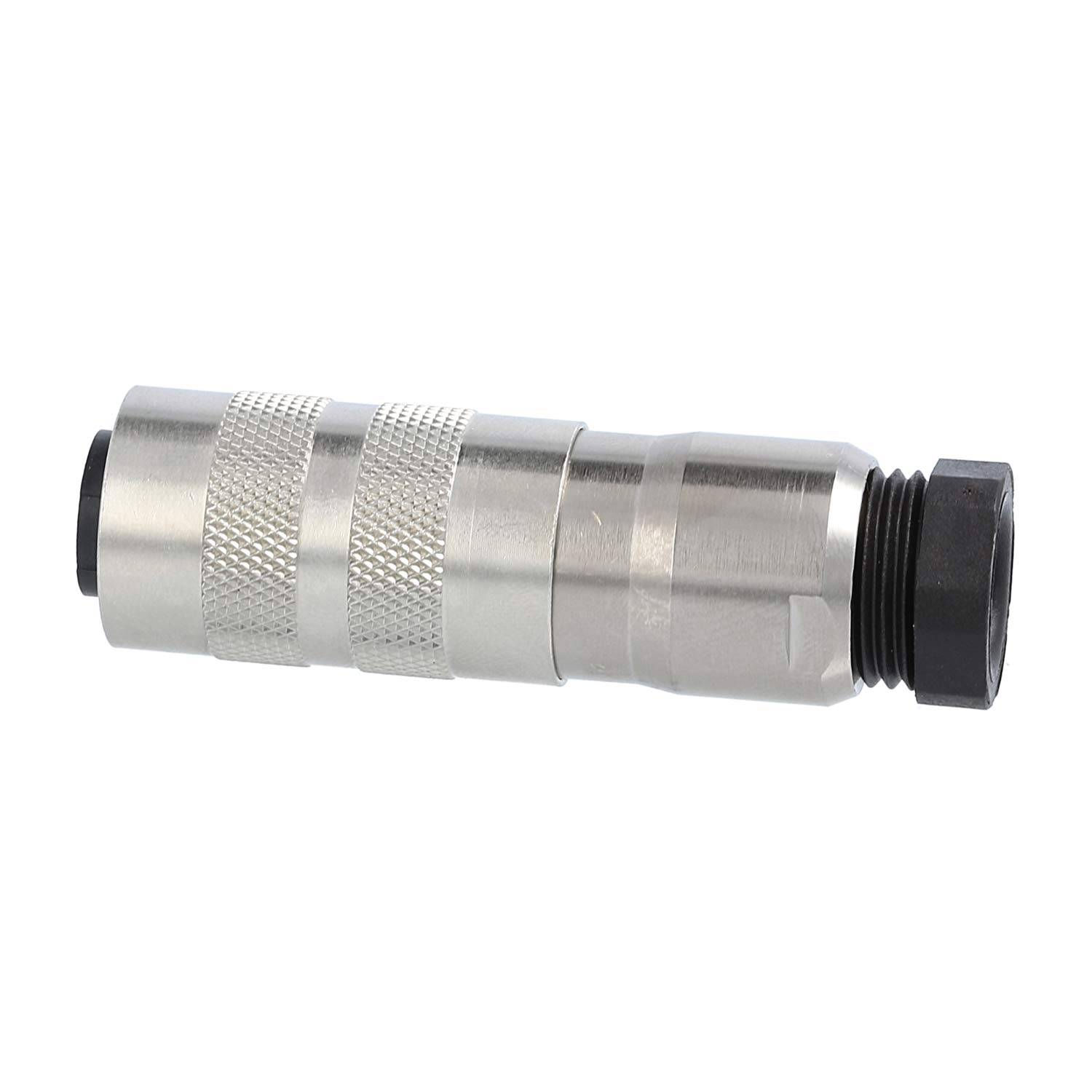 M16 Kabelsteckverbinder gerade Buchse Lötanschluss, Polzahl 5-polig Kabelabgang gerade PG9x1,41, Klemmbereich 6,0mm -