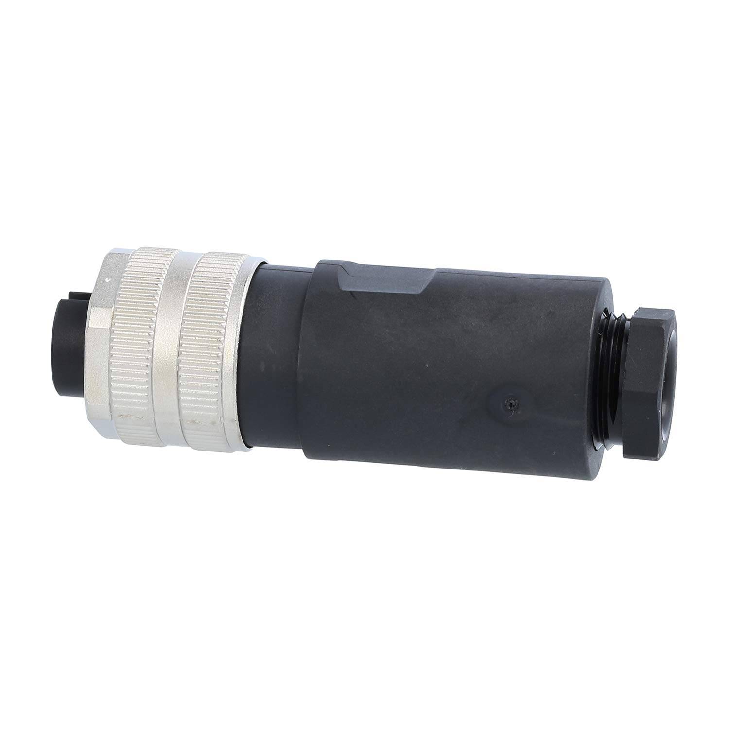 7/8"" Kabelsteckverbinder gerade Buchse Schraubanschluss, Polzahl 4+PE Kabelabgang gerade, Klemmbereich 8,0mm - 10,0mm