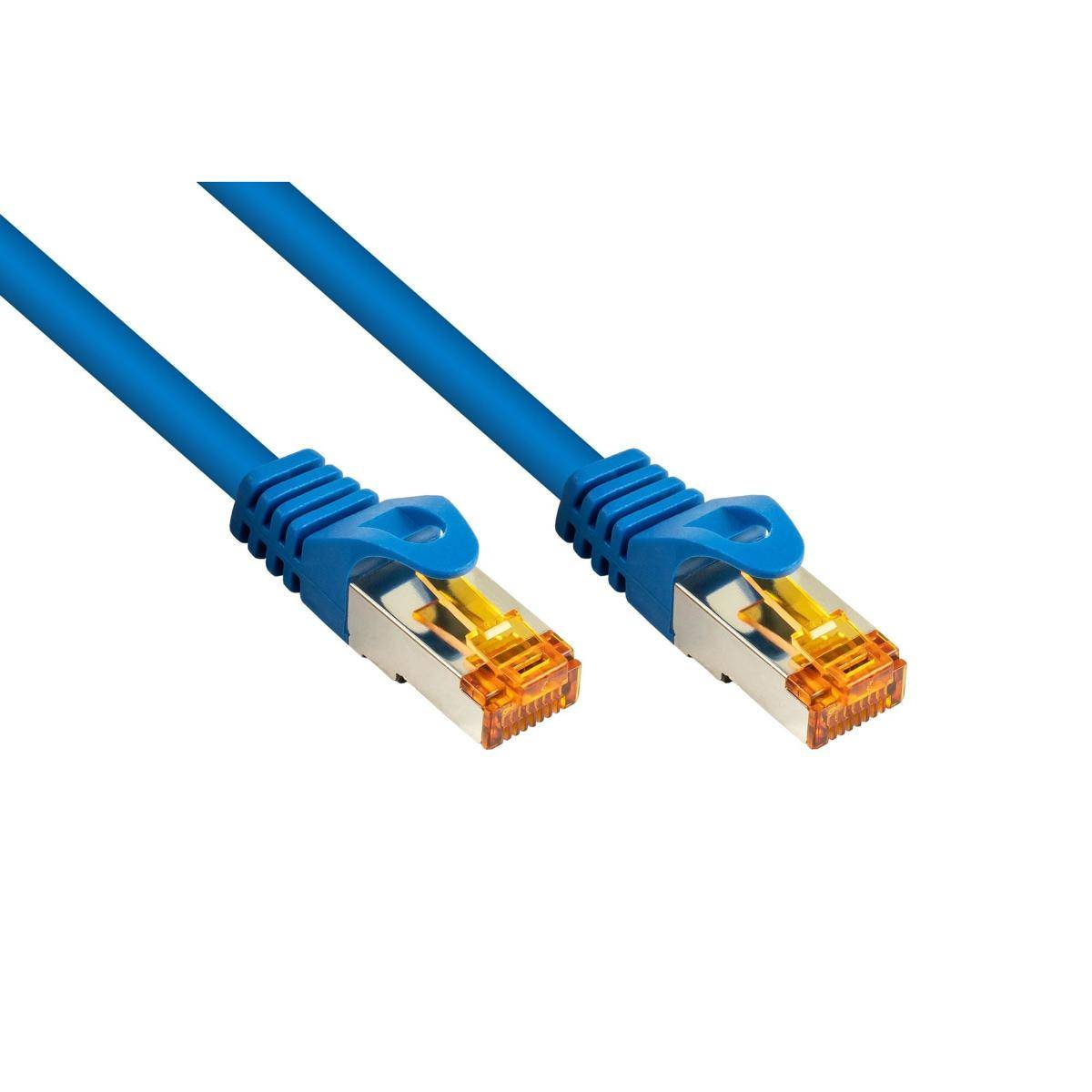 PK7-TPE-075B - Patchkabel Cat.7, S/FTP, 7,5m, blau