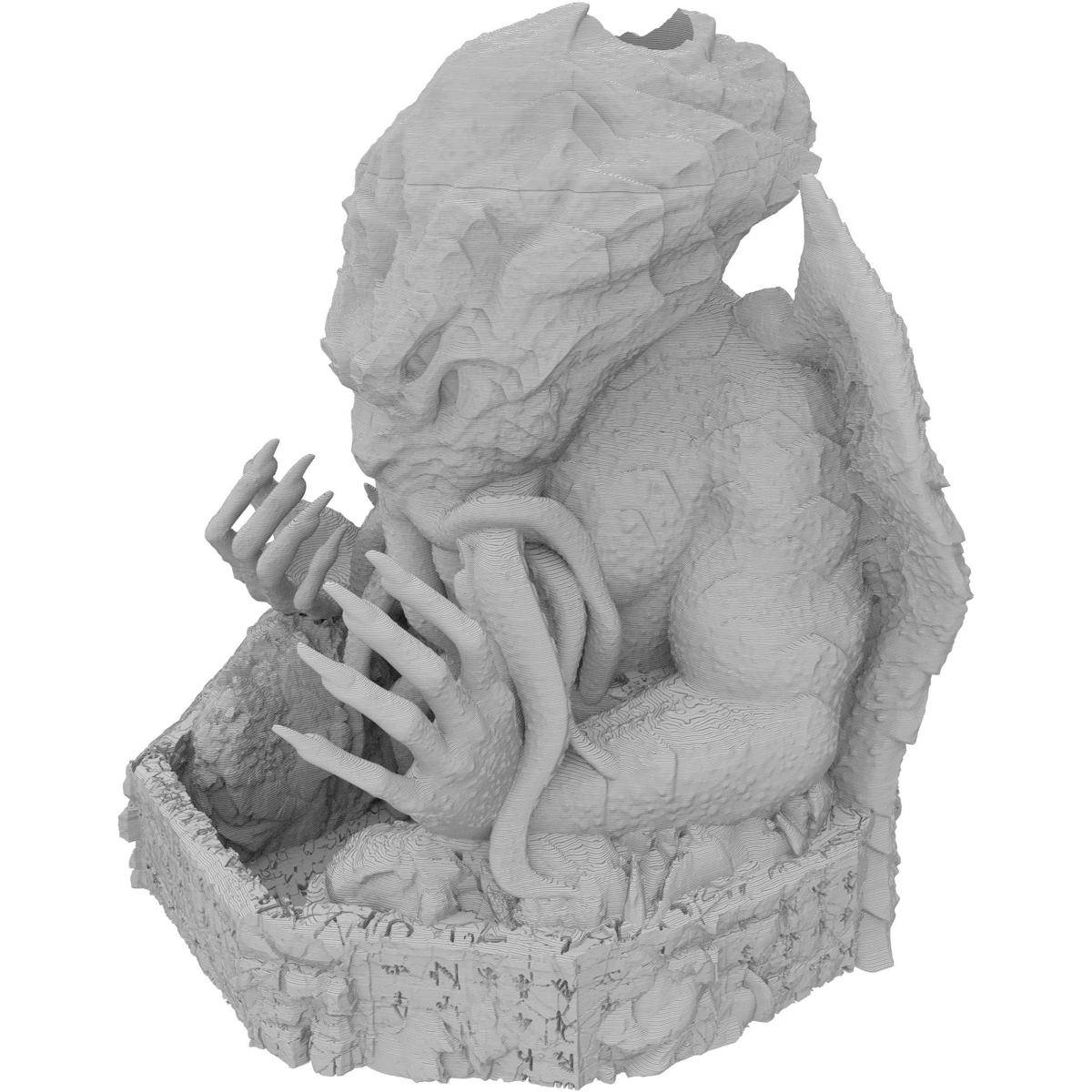 FH5522 - Fates End Dice Tower: Cthulhu, grau