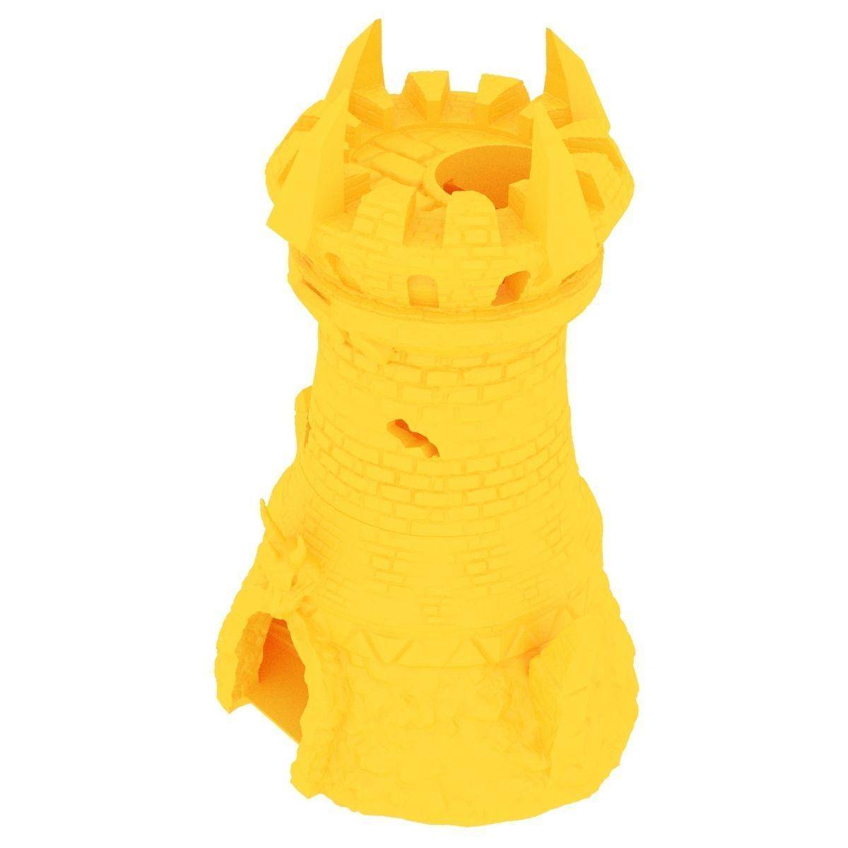 Fates End Dice Tower: Fighter, gelb
