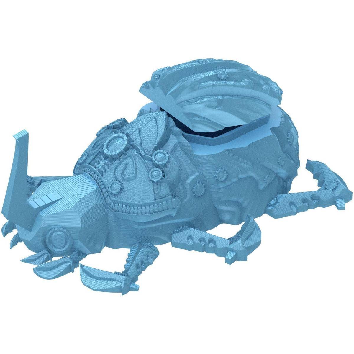FH6193 - Fates End Dice Jail: Scarab, himmelblau