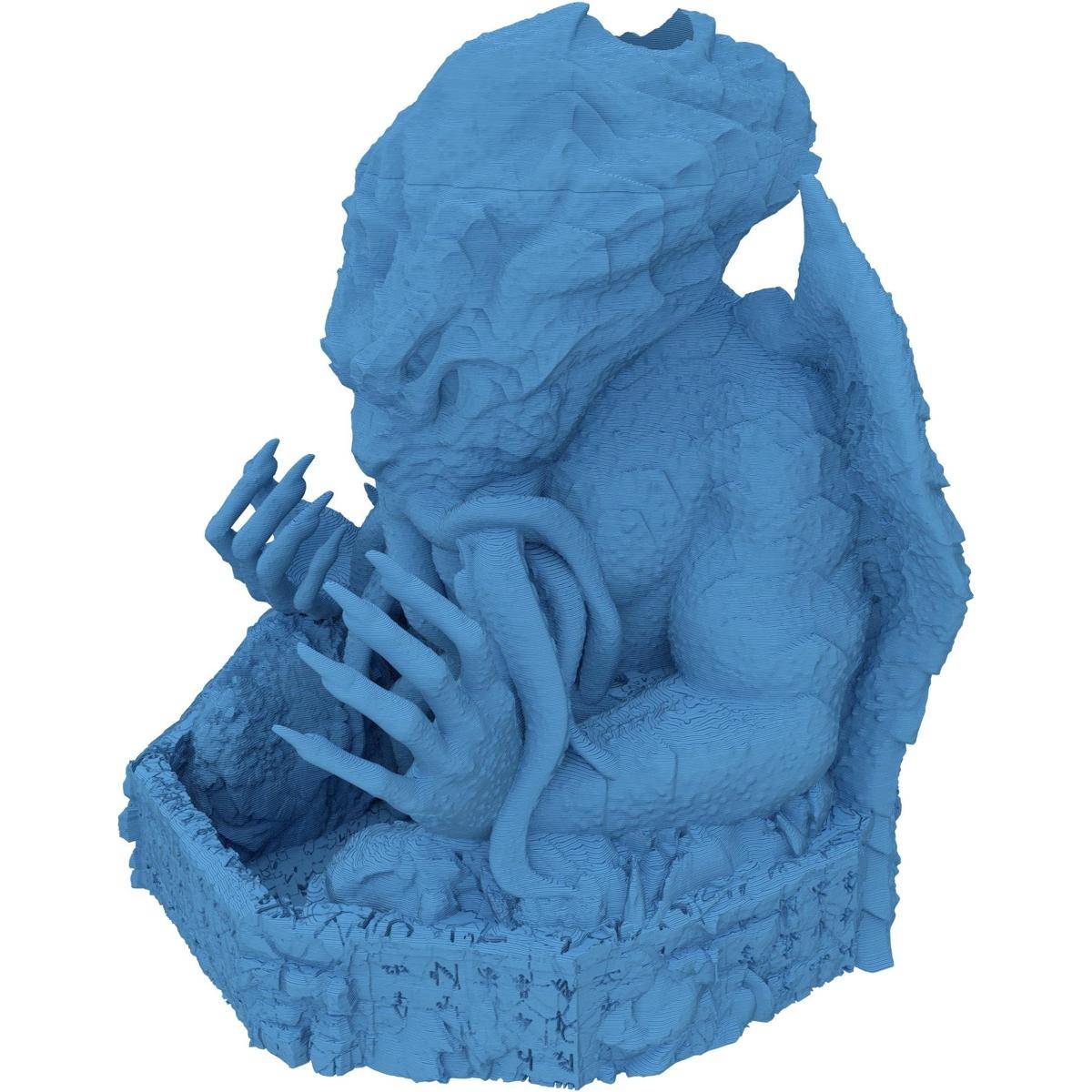 FH5521 - Fates End Dice Tower: Cthulhu, himmelblau