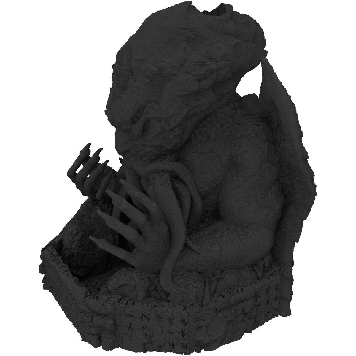 FH5523 - Fates End Dice Tower: Cthulhu, schwarz