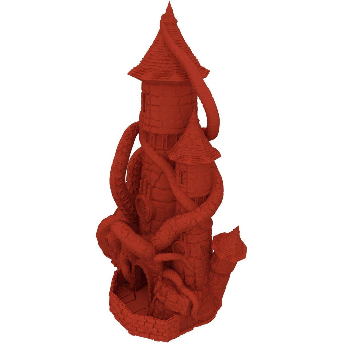 FH4941 - Fates End Dice Tower: Kraken, kirschrot