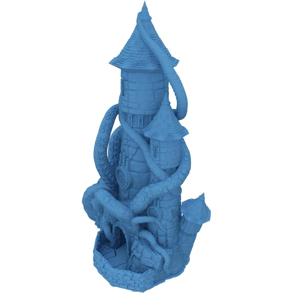 FH4945 - Fates End Dice Tower: Kraken, himmelblau