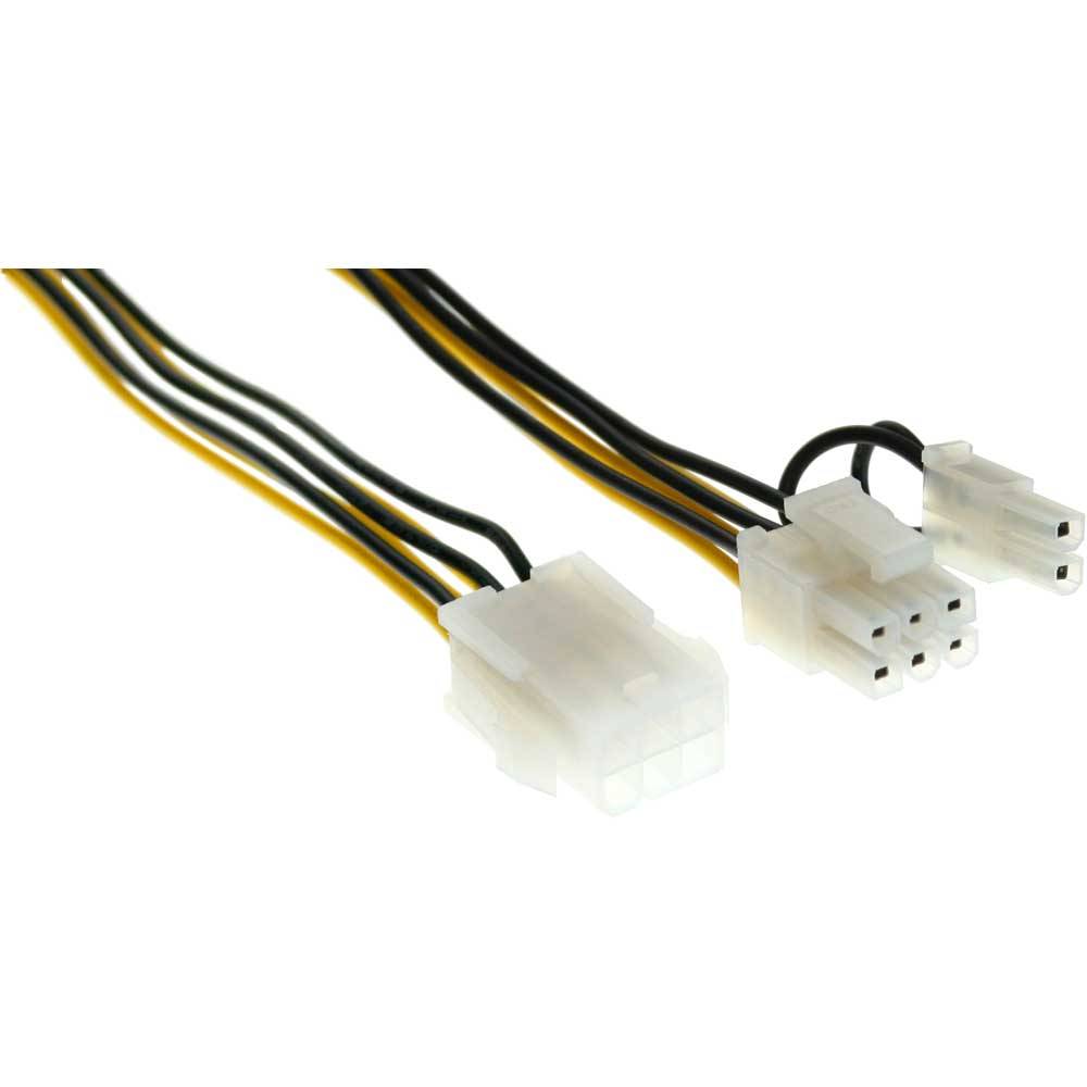 InLine® 26626Z Stromadapter intern, 6pol zu 8pol für PCIe (PCI-Express) Grafikkarten, weiß