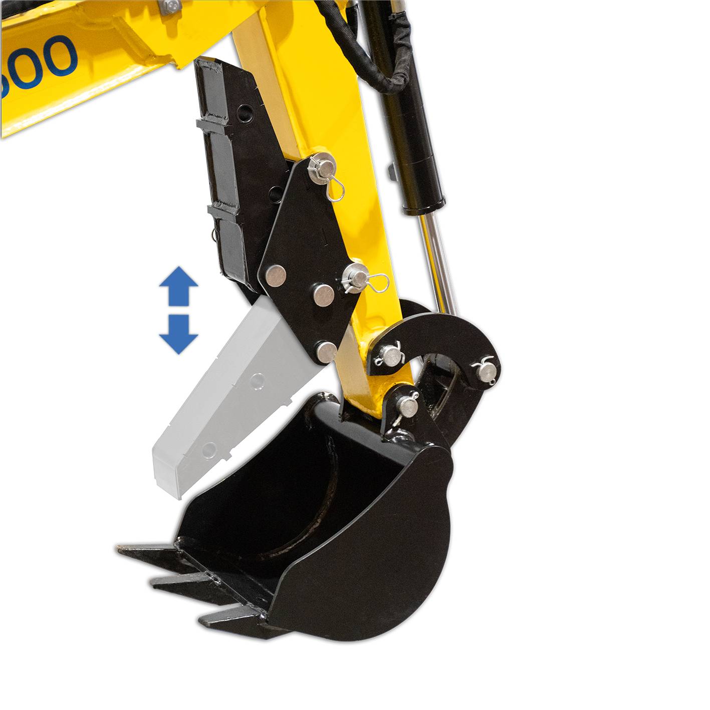 BAMATO Haltekralle &amp Greifer 2 in 1 für Minibagger MIB-600