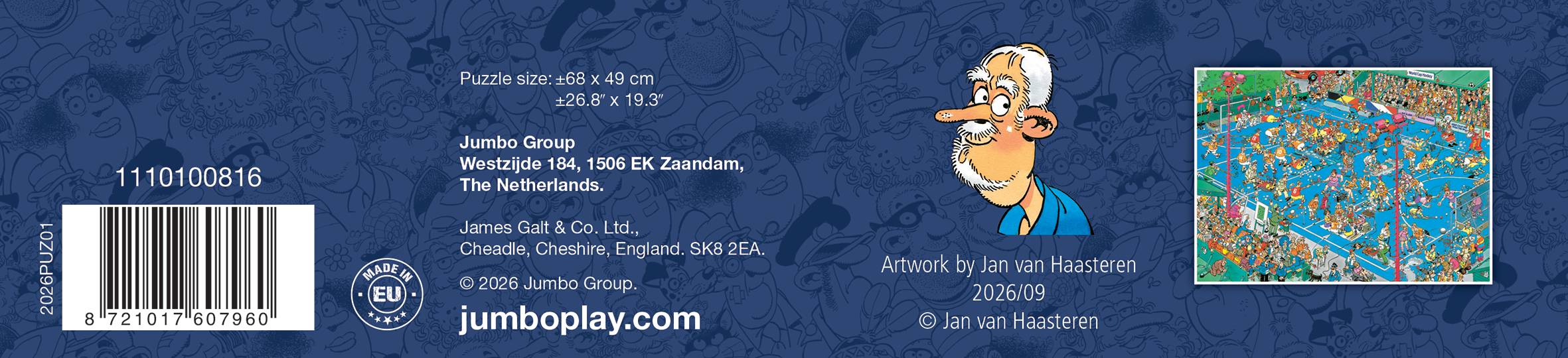 Jan van Haasteren - Hockey - Meisterschaften (1000 Teile Puzzle)