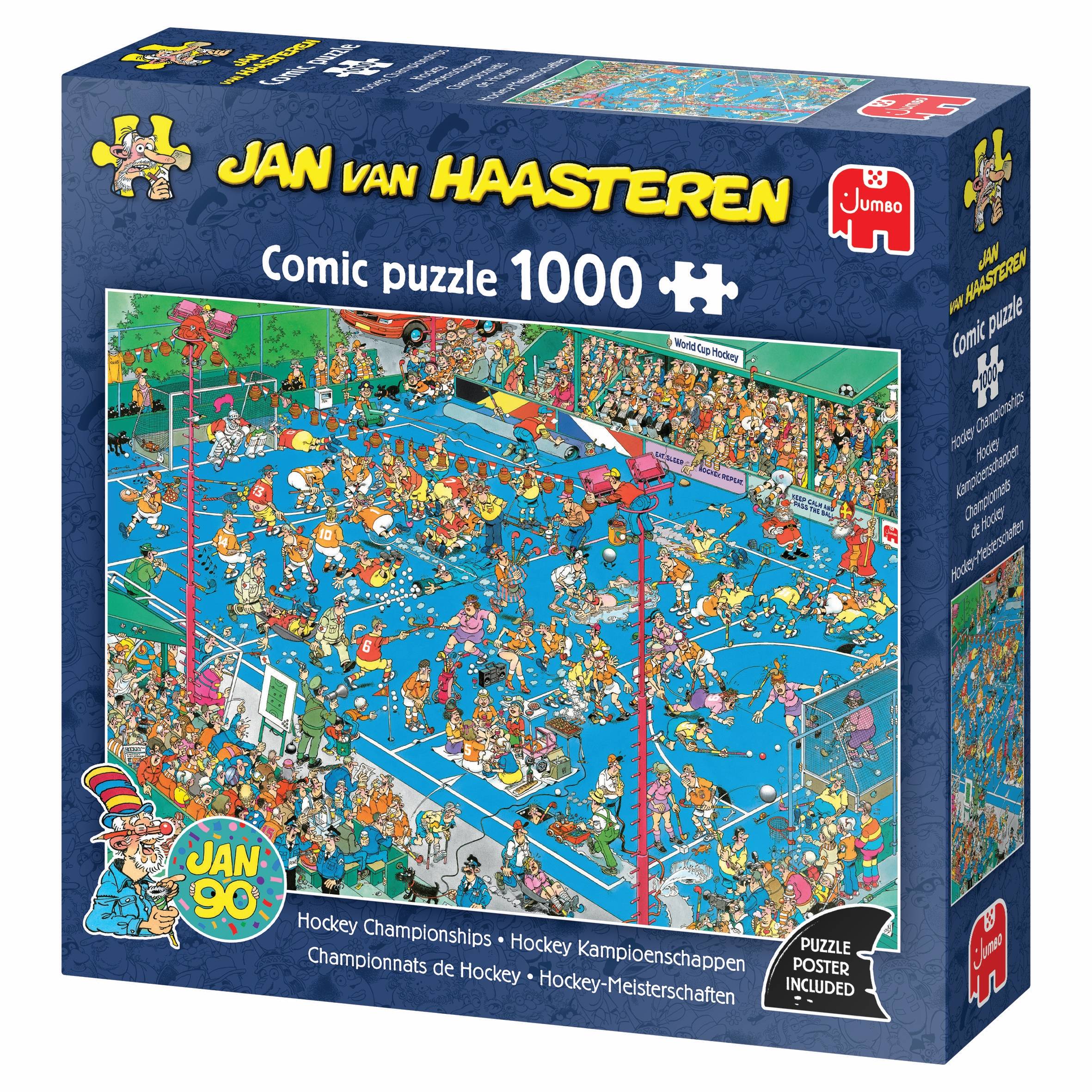 Jan van Haasteren - Hockey - Meisterschaften (1000 Teile Puzzle)