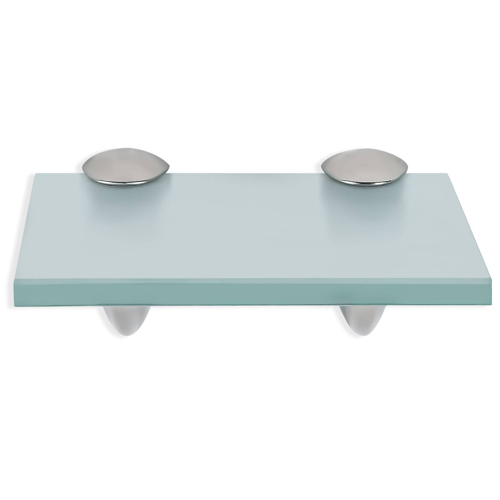 Glasablage Bad 20x10 cm Milchglas Wandregal Glas Regal Badezimmer Ablage aus ESG Sicherheitsglas