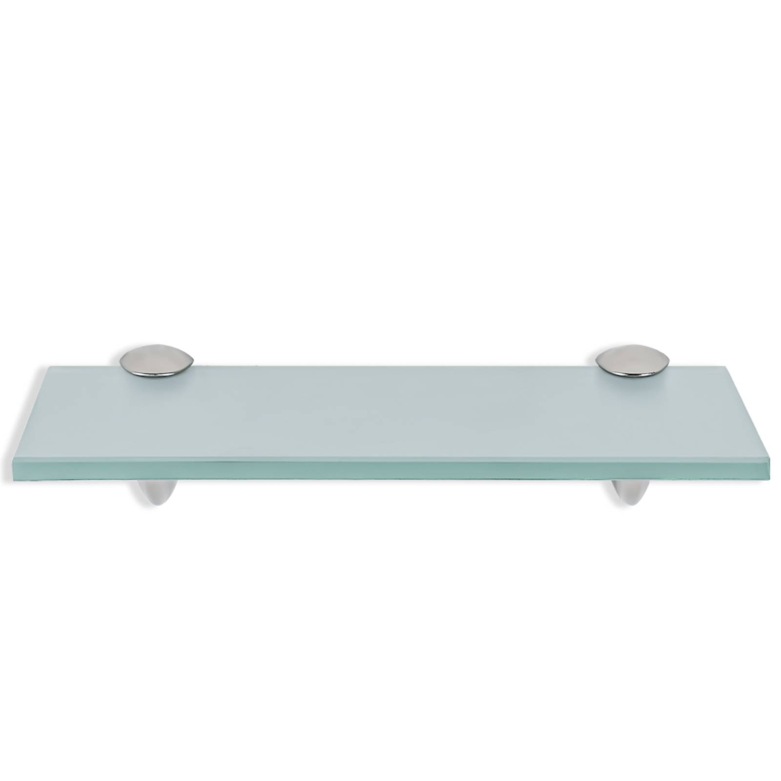 Glasablage Bad 40x10 cm Milchglas Wandregal Glasregal Badezimmer aus gehärtetem Sicherheitsglas