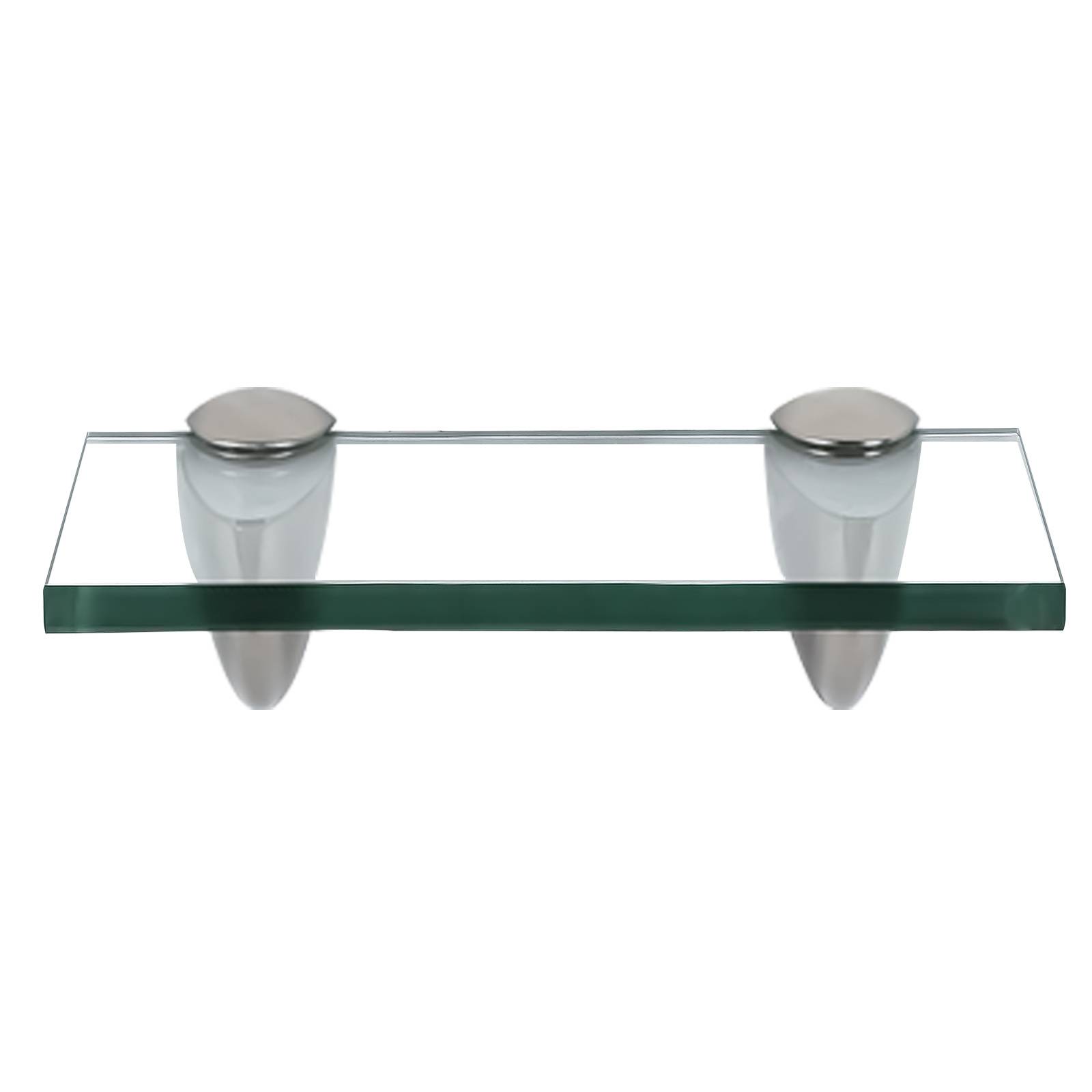 Glasablage Bad 20x10 cm Klarglas Wandregal Glas Regal Badezimmer aus ESG Sicherheitsglas