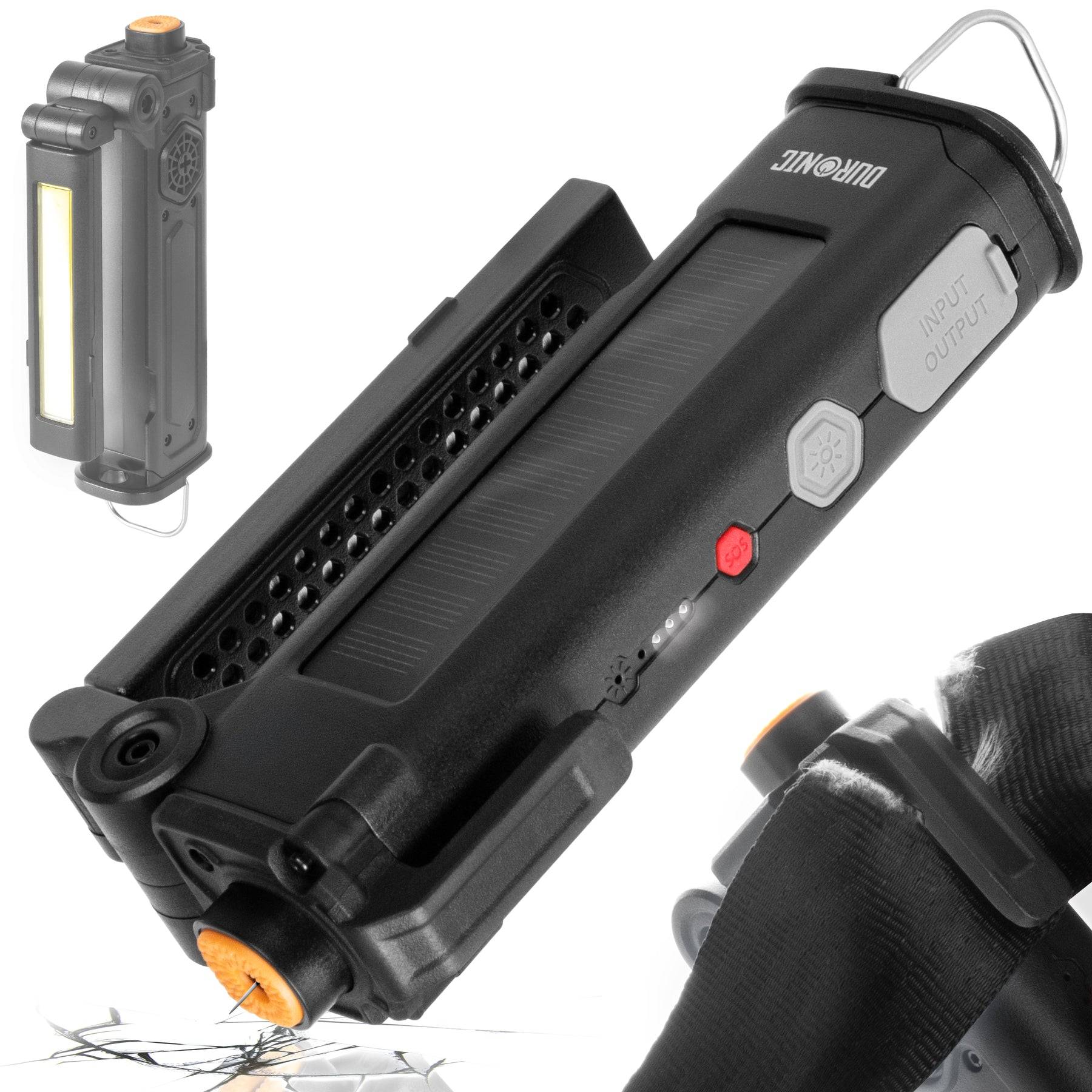 Duronic CT51 Rettungswerkzeug Auto, 6-in-1 Notfall Kit, Gurtschneider, Nothammer