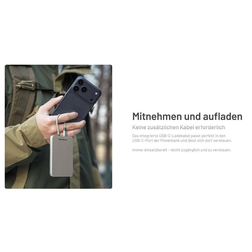 Nitecore Pocket5 Powerbank 5.000mAh - Orange