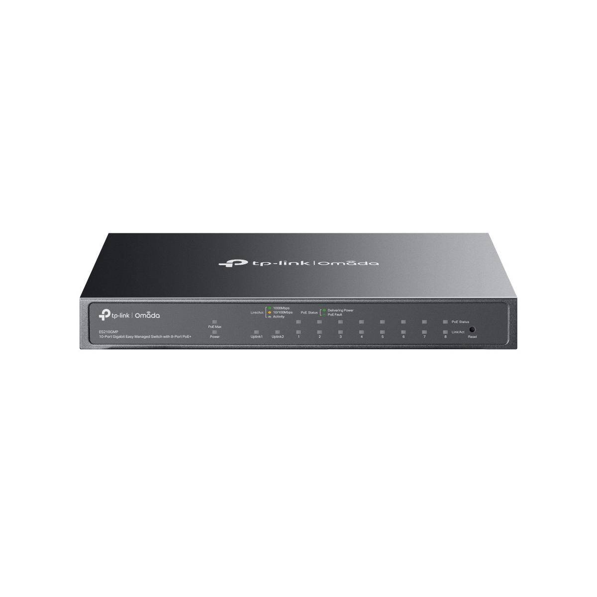 ES210GMP - ES210GMP - Omada 10-Port-Gigabit-Easy-Managed-Switch mit 8-Port-PoE+