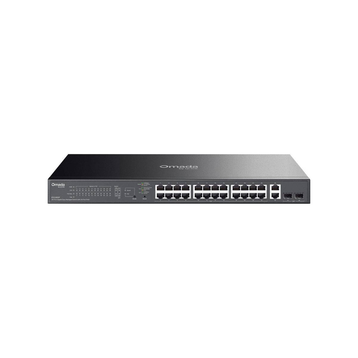 Omada ES228GP 28-Port Gigabit Easy Managed Switch 24-Port PoE+