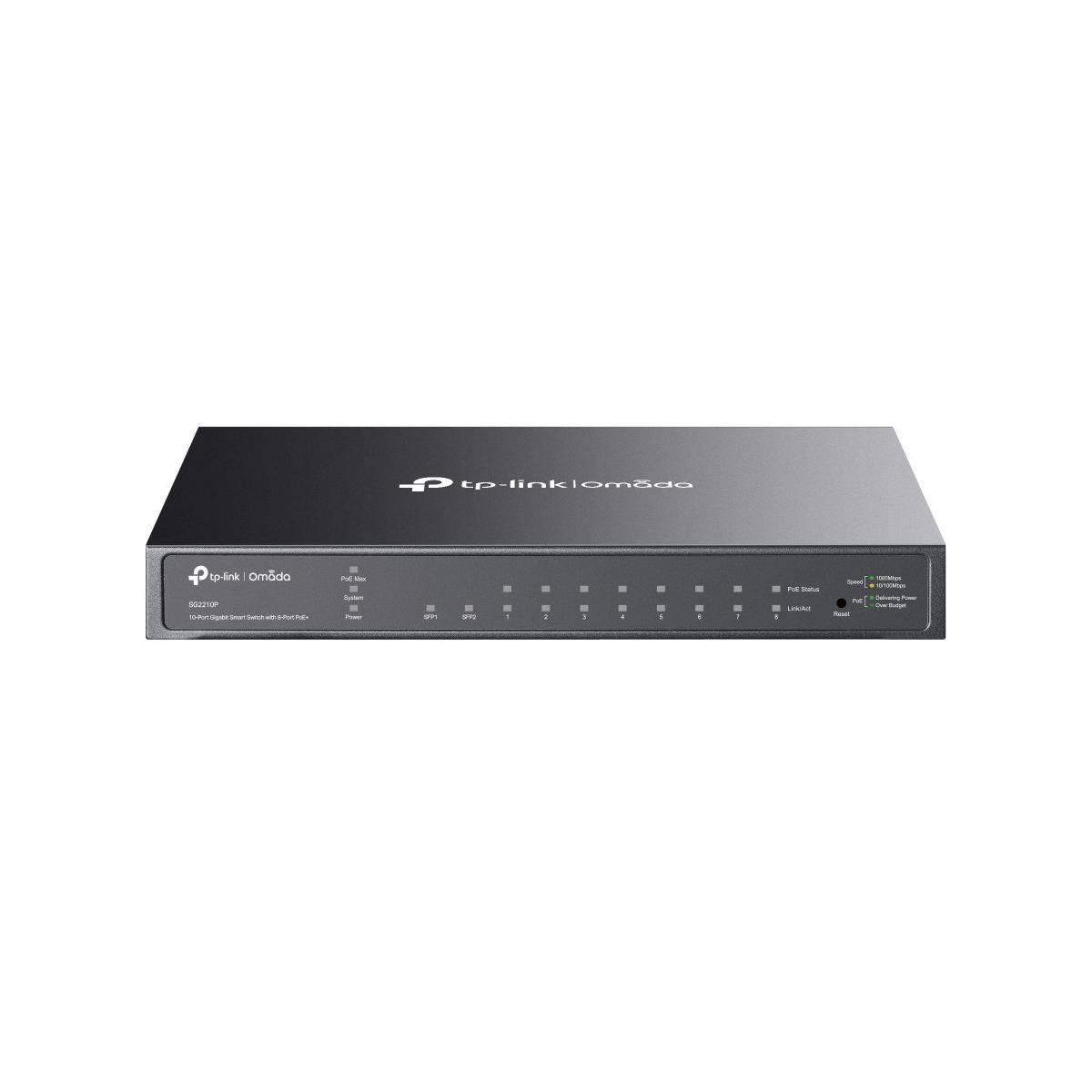 SG2210P - SG2210P - Omada 10-Port Gigabit Smart Switch mit 8-Port PoE+
