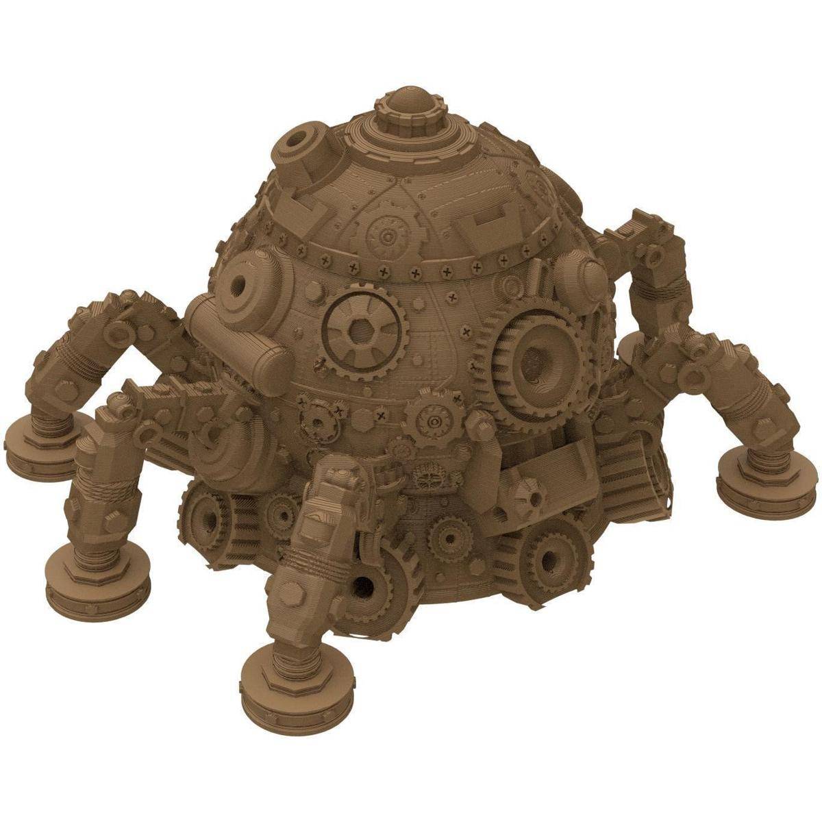 FH6141 - Fates End Dice Jail: Octotank, gold