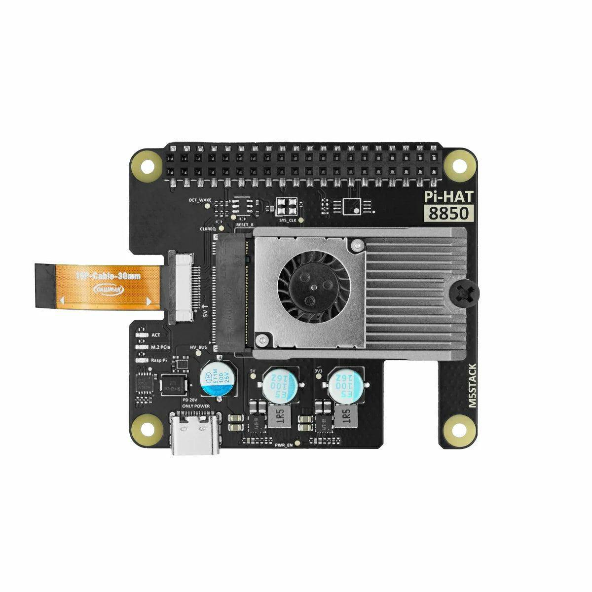 M5Stack LLM-8850 AI-Kit M.2 8GB, Axera AX8850, 24 TOPS, 8K Video, PCIe, USB PD, 9V 3A