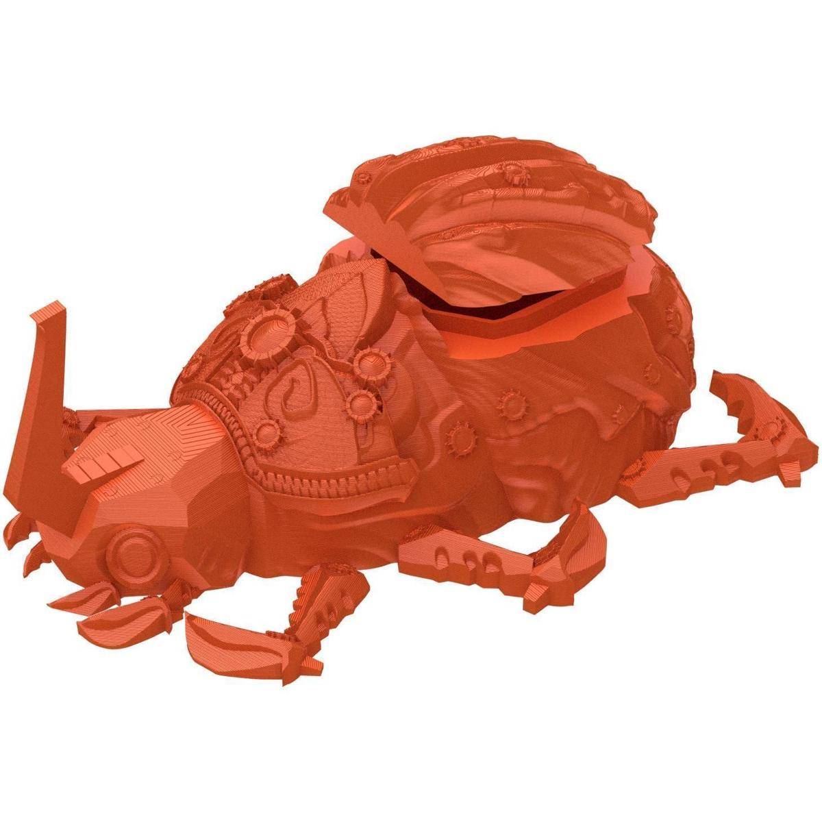 FH6189 - Fates End Dice Jail: Scarab, orange