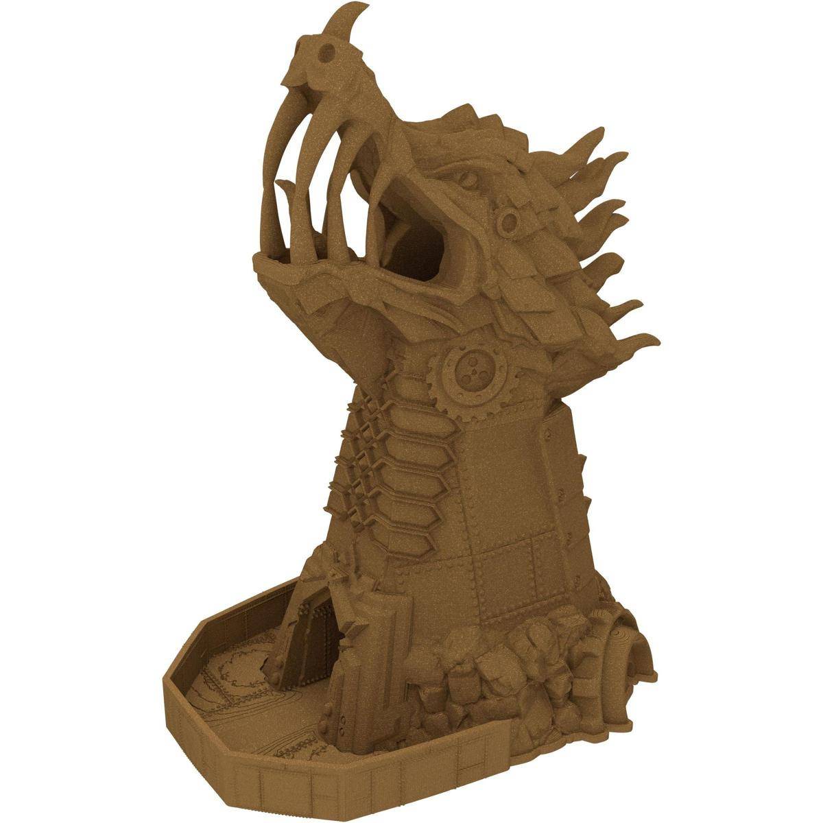 FH4915 - Fates End Dice Tower: Clockwork Monster, gold