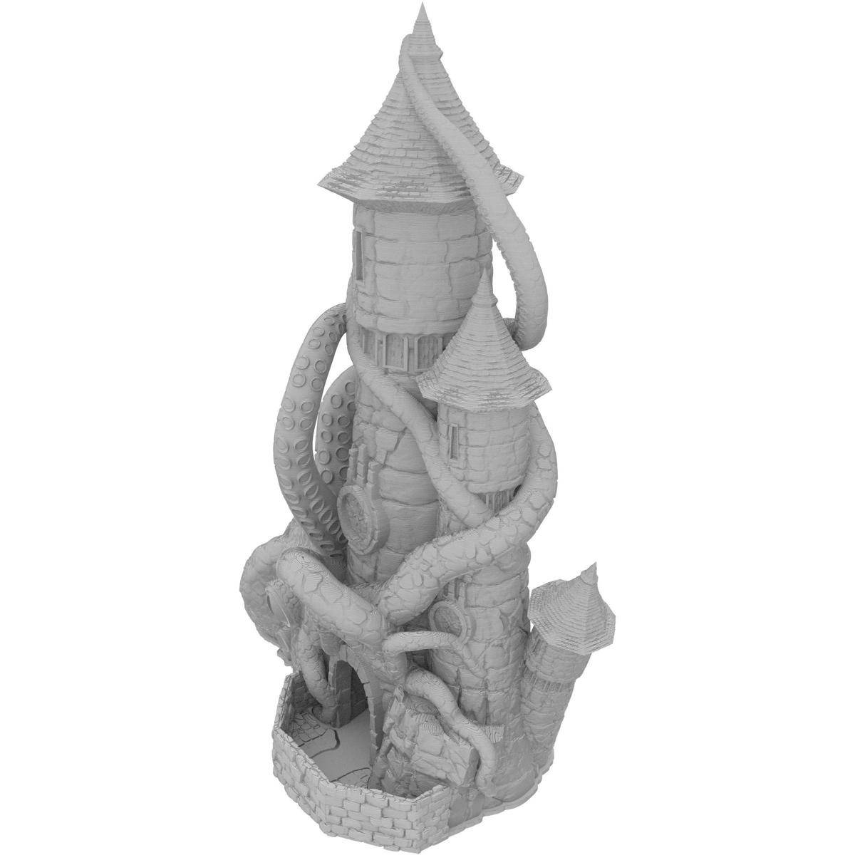 FH4946 - Fates End Dice Tower: Kraken, grau