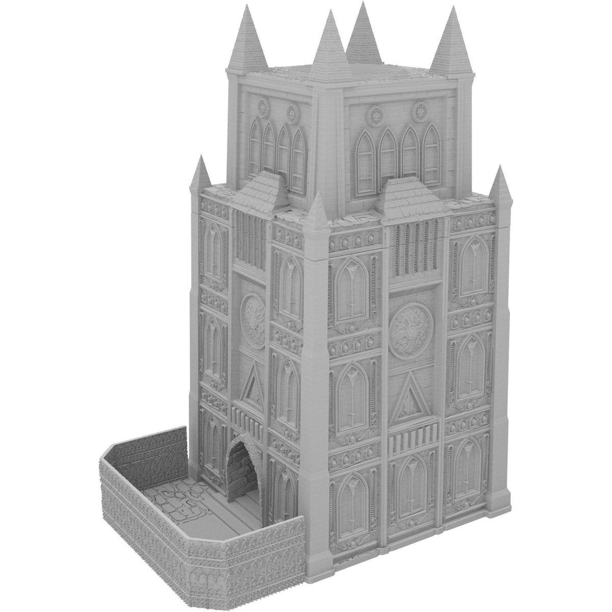 FH5593 - Fates End Dice Tower: Garrison, grau