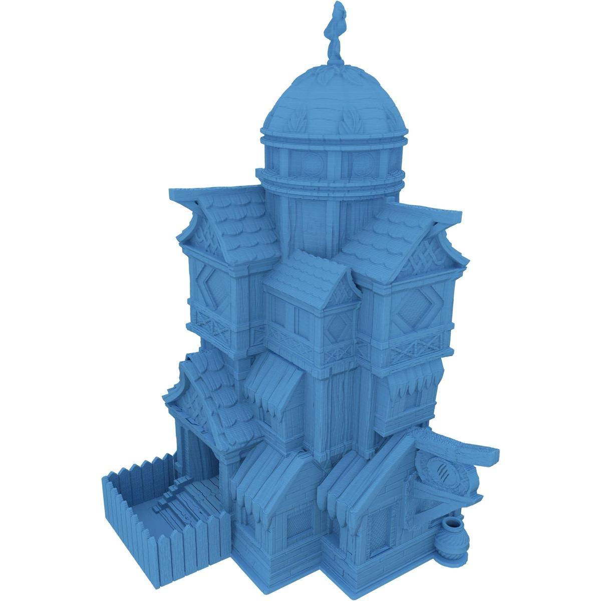 FH5073 - Fates End Dice Tower: Cat Folk, himmelblau