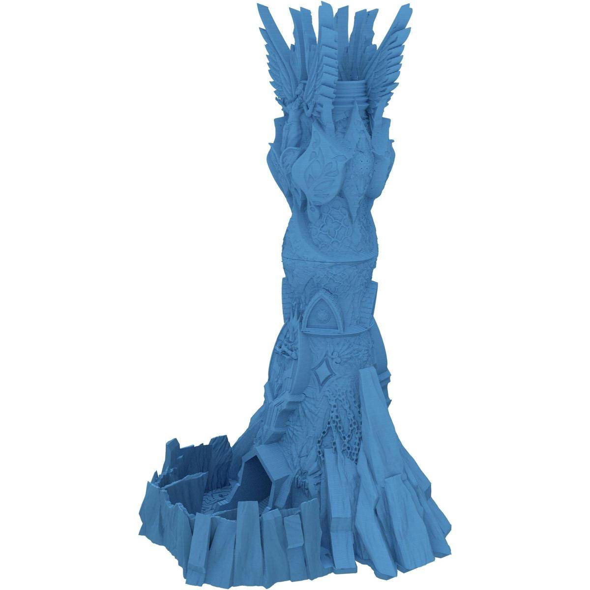 FH5860 - Fates End Dice Tower: HeavenHell, himmelblau