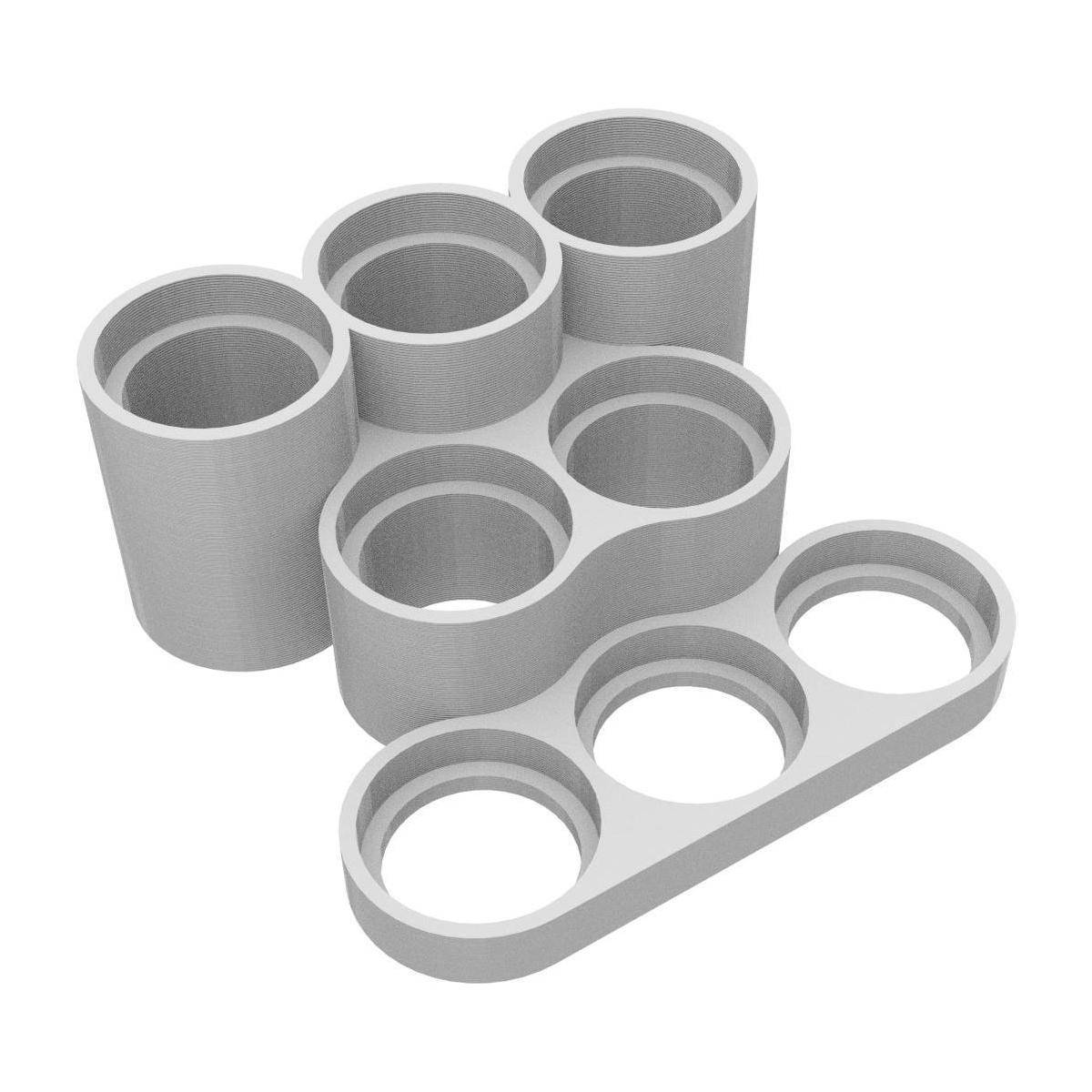 FH2599 - Feldherr Figurenpodest für 50 mm Bases, grau