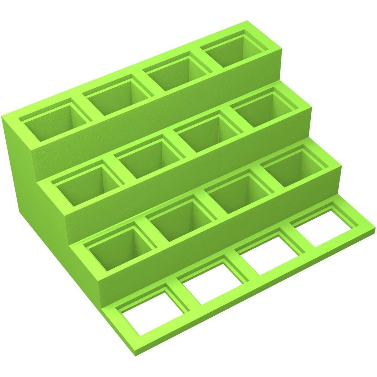 FH6711 - Feldherr Figurenpodest für 32 mm x 24 mm Bases, grün