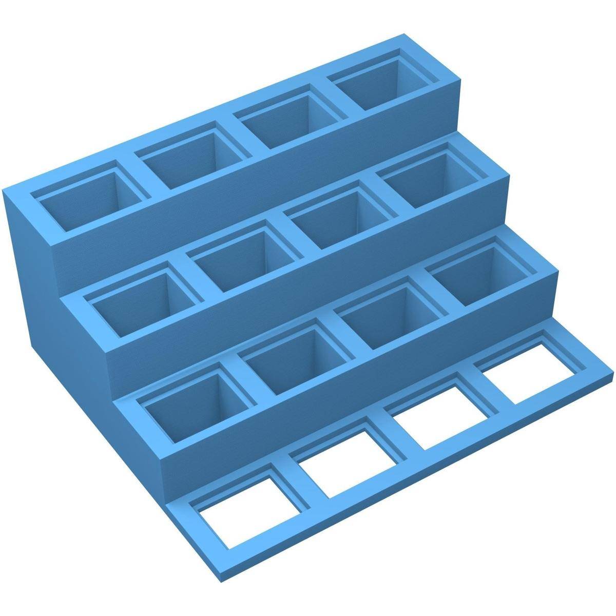 FH6712 - Feldherr Figurenpodest für 32 mm x 24 mm Bases, himmelblau