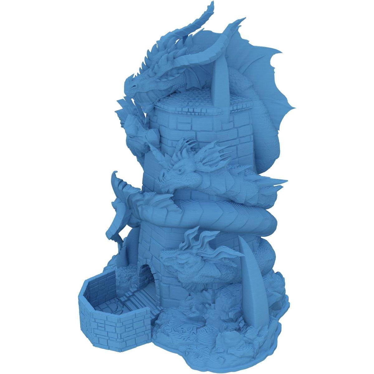 FH4967 - Fates End Dice Tower: Tiamat, himmelblau