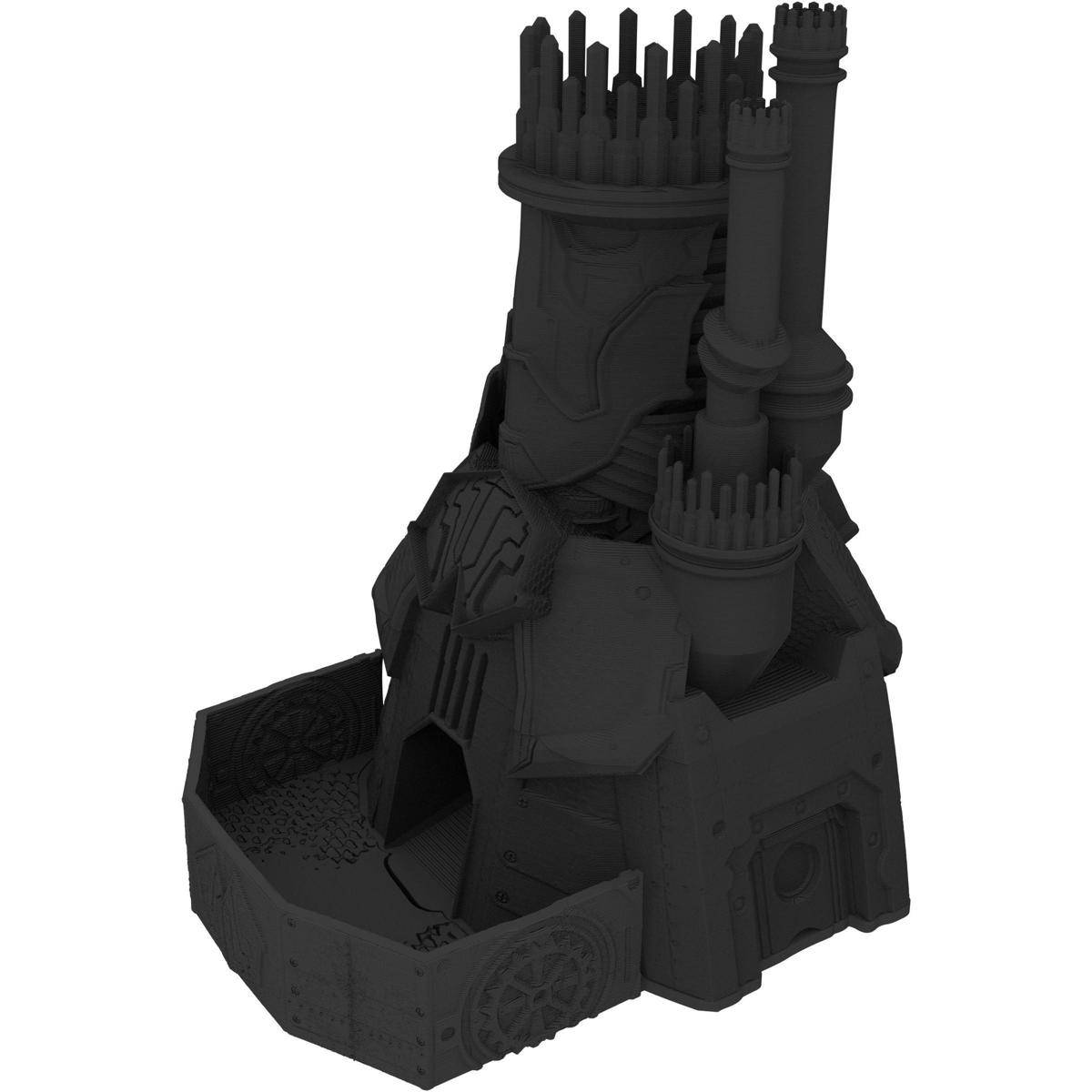 FH5031 - Fates End Dice Tower: Warforged Monster, schwarz