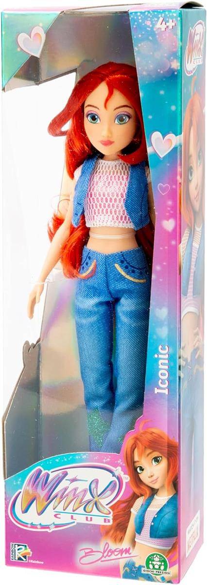 Winx Iconic Puppe Bloom 27 cm bewegliche Gelenke rotes Haar ab 4 Jahren