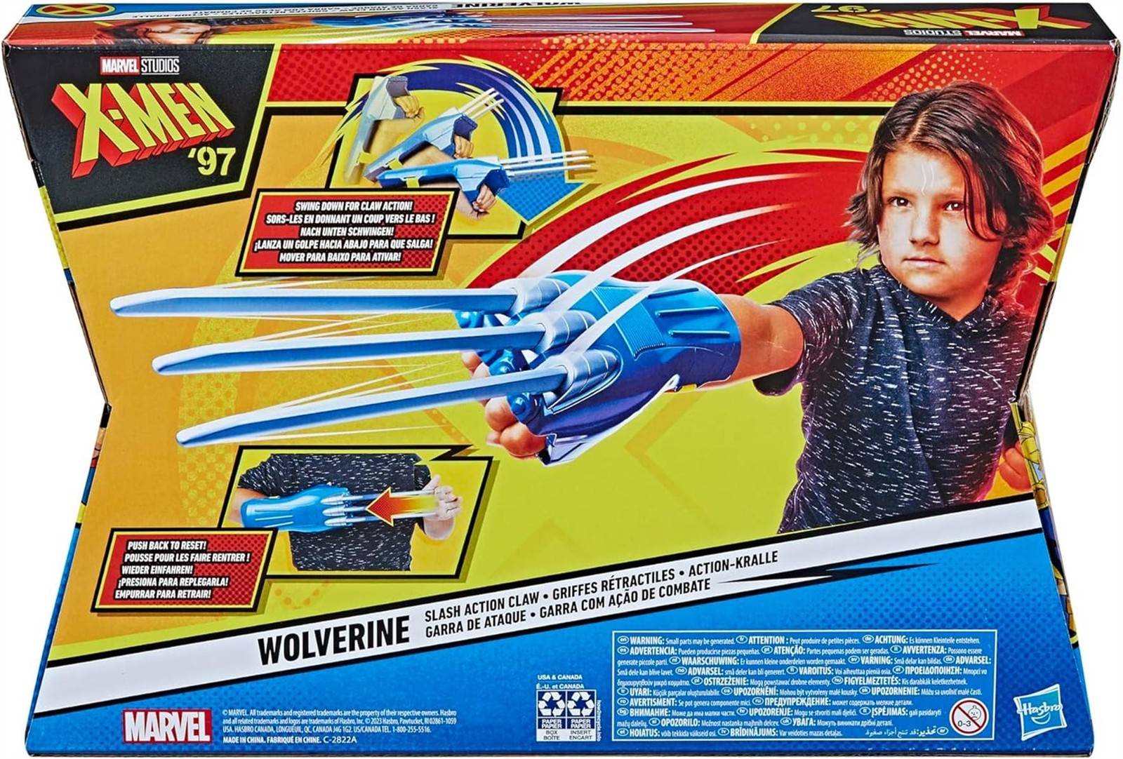 Marvel Studios X-Men '97 Wolverine Action Kralle Superhelden 5+ blau