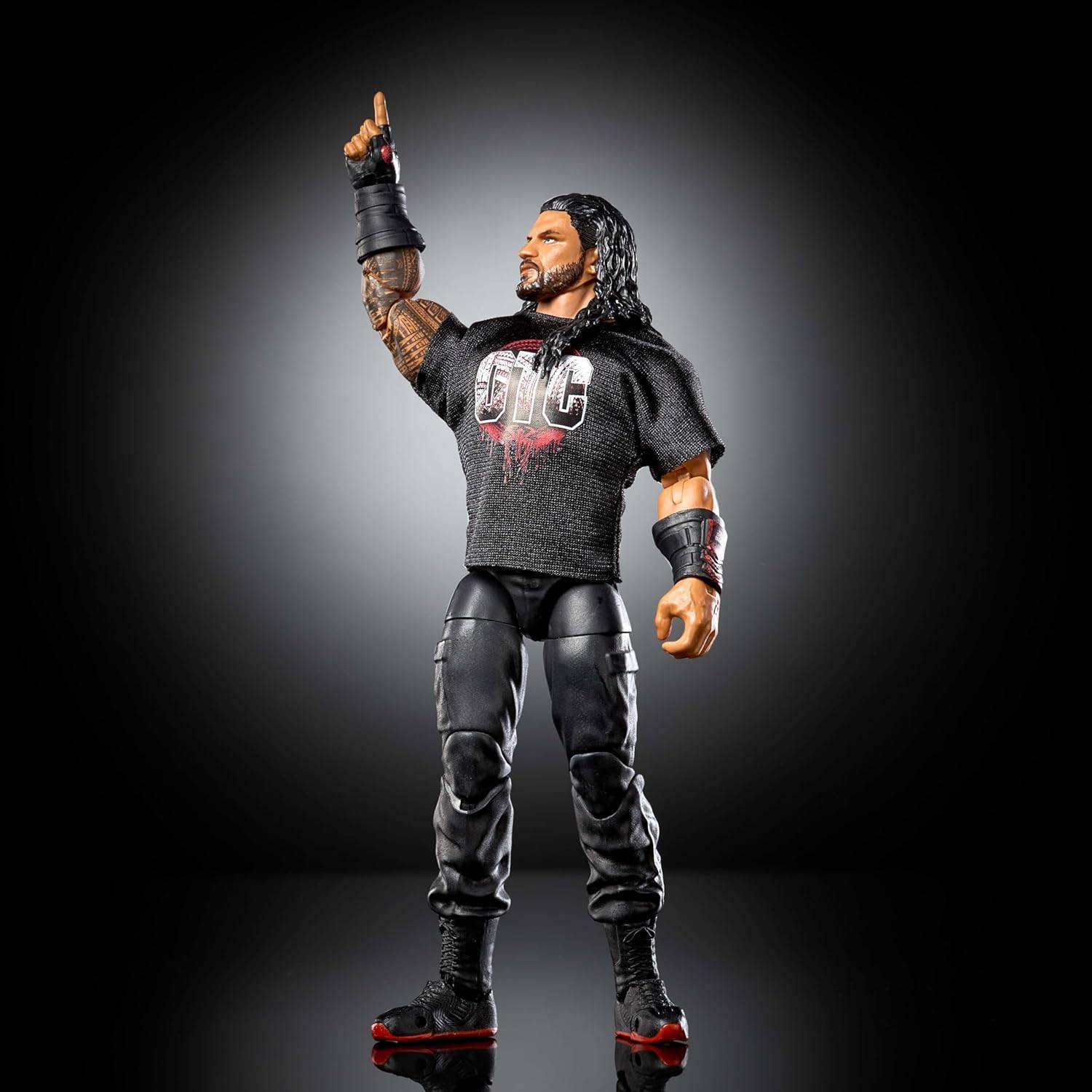 Mattel WWE Elite Actionfigur + Zubehör Serie #123 15 cm Roman Reigns JHT62 8+