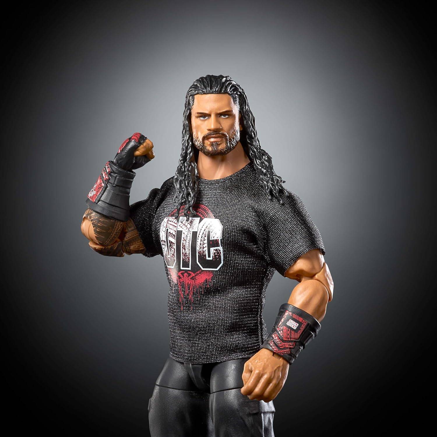 Mattel WWE Elite Actionfigur + Zubehör Serie #123 15 cm Roman Reigns JHT62 8+
