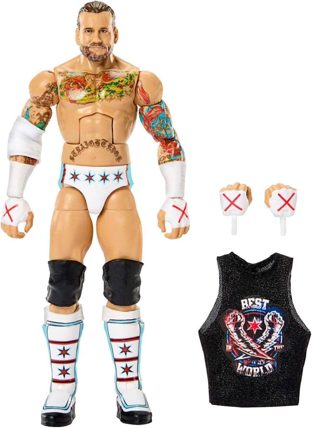 Mattel WWE Elite Actionfigur + Zubehör Greatest Hits 2025 Punk JHT46 8+