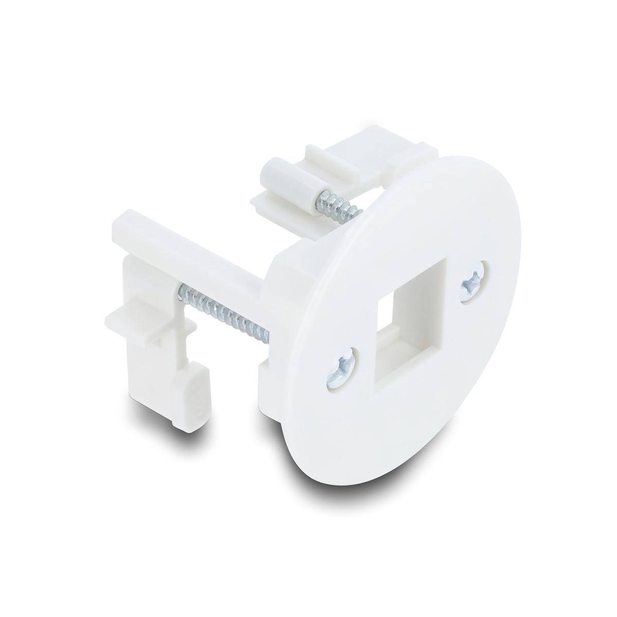DELOCK Keystone Modulträger zur Wand-/Tischmontage weiß