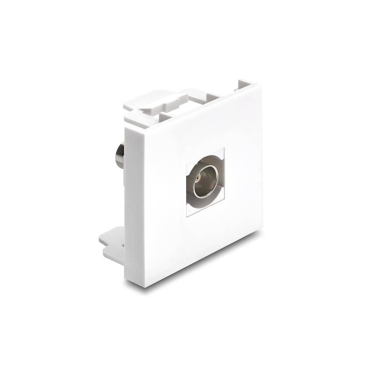91813 - Delock Easy 45 Modul BNC Buchse zu BNC Buchse weiß