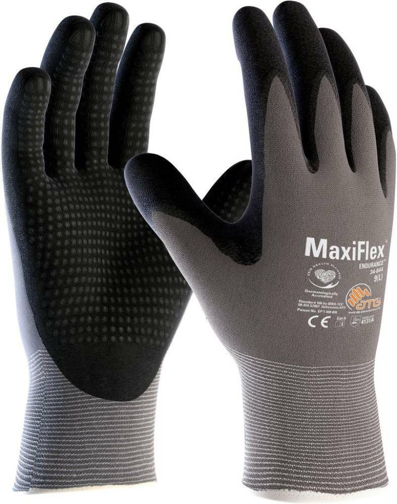 MaxiFlex Endurance� Nylon-Strickhandschuhe 34-844Ausführung MaxiFlex Endurance� ist ein Montagehandschuh der für trockene Umgebungen entwickelt