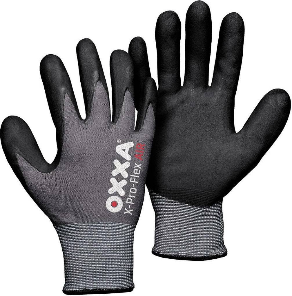 Montagehandschuh OXXA X-Pro-Flex AIRZulassung/Norm EN 3882003Eigenschaften Atmungsaktiv Anti-Rutsch-Eigenschaften dank NTF Nitril-Mikroschaum-Te
